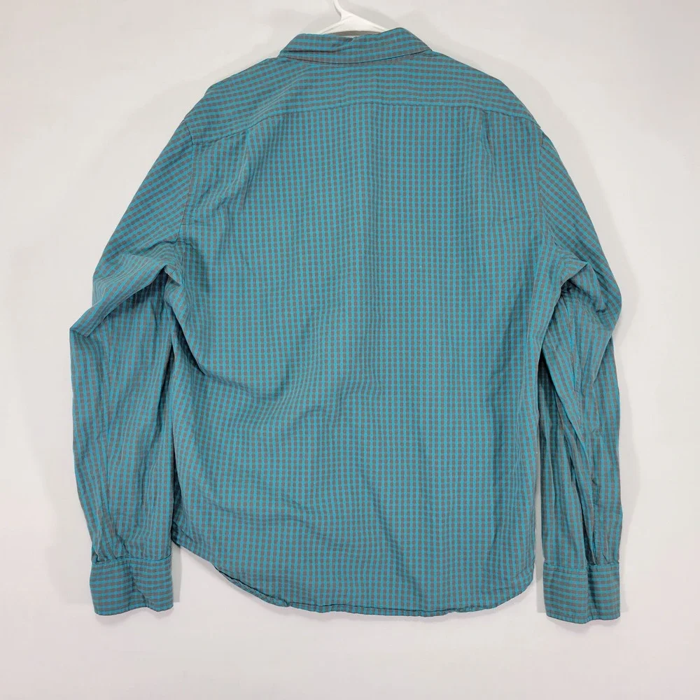 J.Crew Men's Button Down Quality Woven‎ Shirt Size XL Slim Fit Checked